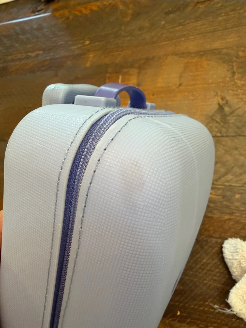American Girl Rolling Suitcase Purple Luggage Travel Zippered 2012 Doll Toy GUC